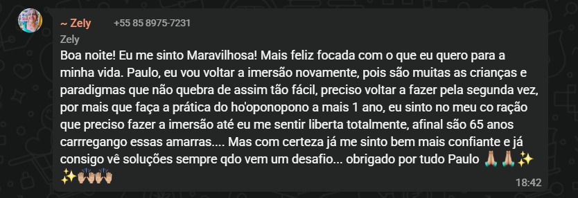 Depoimento 1
